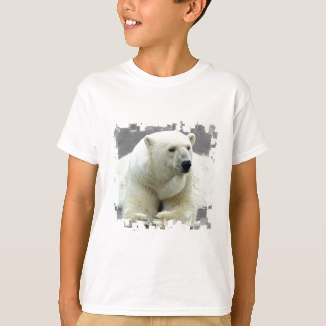 Polar Bear Sweatshirt Tee Shirt (Framsida)