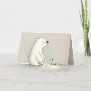 Polar Bear Thinking Kort