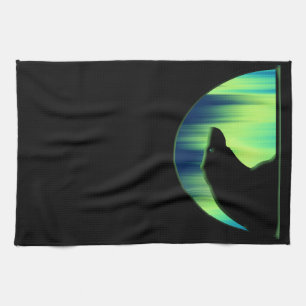 Polar Bear Towel Northern Ljus Bear Tea Towel Kökshandduk