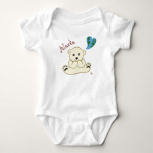 Polar Bear Unge Bodykosten för Baby T Shirt
