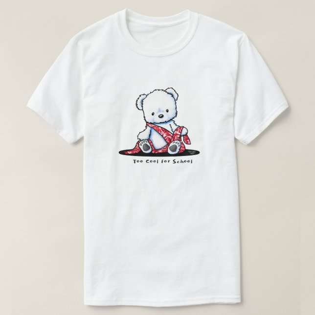 Polar Bear Unge KiniArt T Shirt (Design framsida)