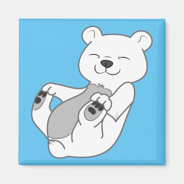 Polar Bear Unge Magnet (Framsidan)