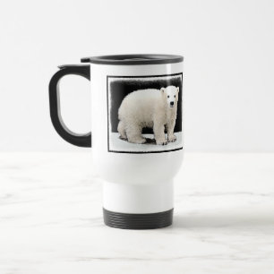 Polar Bear Unge-målning - originalbild av vilda d Resemugg