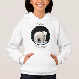 Polar Bear Unge Painting - Oiginal Wildlife Art T Shirt