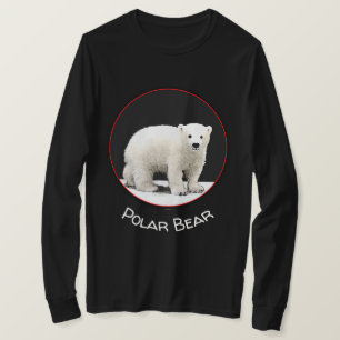 Polar Bear Unge Painting - Original Wildlife Art T Shirt
