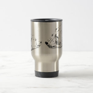 Polar Bear & Unge Resemugg Wildlife Art Mugg