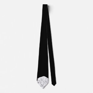 Polar Bear & Unge Ties Wildlife Art Tie / Necktie Slips