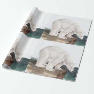 Polar Bear (Ursus maritimus) Illustration Presentpapper