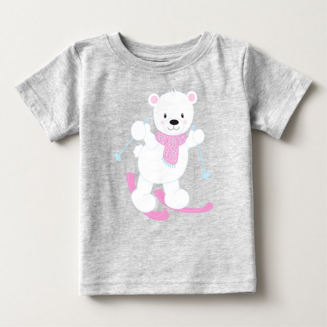 Polar Bear, Vit björn, Kutbjörn, Skjutbjörn T Shirt (Framsida)