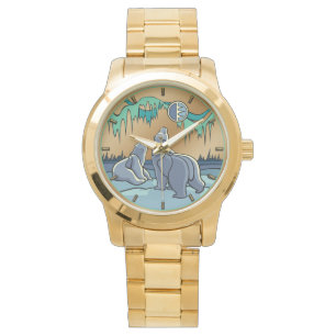 Polar Bear Watch Wildlife Art Bear Wrist Watch Armbandsur