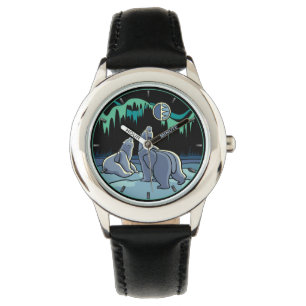 Polar Bear Watch Wildlife Art Bear Wrist Watch Armbandsur