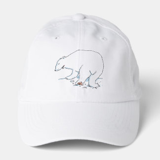 Polar Bear white performance cap Keps
