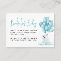 Polar Bear Winter Baby Shower Bokar för Baby