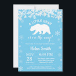 Polar Bear Winter Blue Boy Shower Snowflake Inbjudningar<br><div class="desc">Polar Bear Winter Blue Boy Shower Snowflake-inbjudan. Vit snöflummel. Bjud in pojkbabyskor. Winter Helgdag Baby Shower Inbjudan. Blåbakgrund. Om du vill göra ytterligare anpassningar klickar du på knappen "Anpassa" och användor verktyg som är utformat för att ändra mallen.</div>