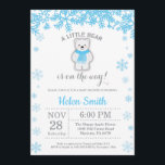 Polar Bear Winter Blue Boy Shower Snowflake Inbjudningar<br><div class="desc">Polar Bear Winter Blue Boy Shower Snowflake-inbjudan. Blue Snowflake. Bjud in barn eller flicka. Winter Helgdag Baby Shower Inbjudan. Vit bakgrund. Om du vill göra ytterligare anpassningar klickar du på knappen "Anpassa" och användor verktyg som är utformat för att ändra mallen.</div>
