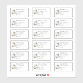 Polar Bears 18 Adressetiketter Namn Klistermärken