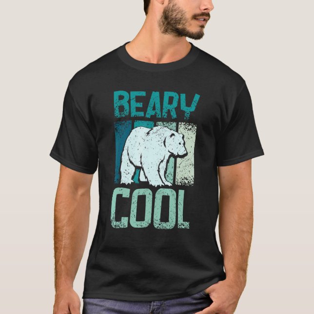 Polar bears beary cool t shirt (Framsida)