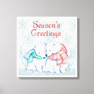 Polar Bears Canvastryck