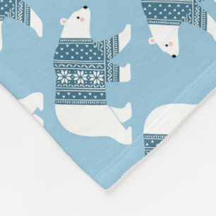 Polar Bears Fleecefilt