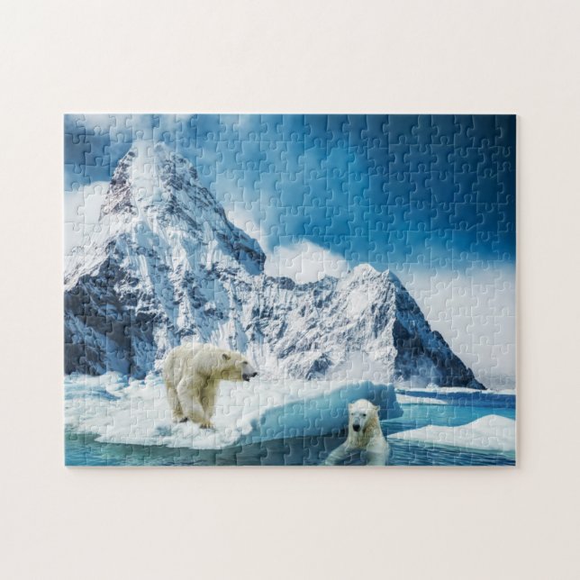 Polar Bears Game Puzzle Pussel (Horisontell)