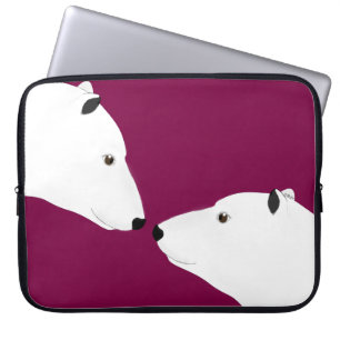 Polar Bears Laptop sleeve