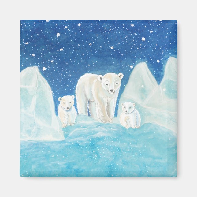 Polar Bears Magnet (Framsidan)