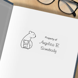 Polar Bears: Mor och Unge Stämpel