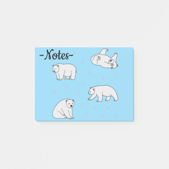 Polar Bears Post-it Block (Framsida)