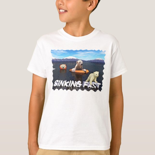 Polar Bears - sjunkande snabbt T Shirt (Framsida)