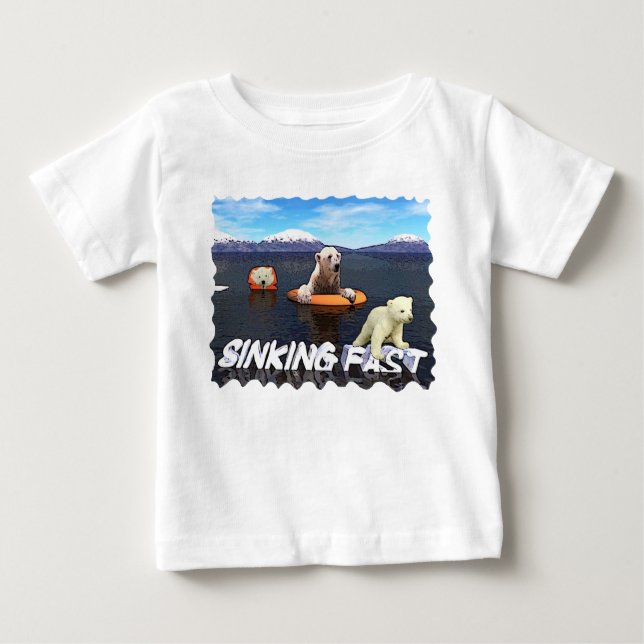 Polar Bears - sjunkande snabbt T Shirt (Framsida)