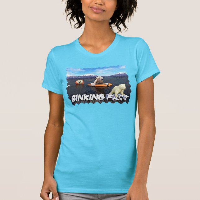 Polar Bears - sjunkande snabbt T Shirt (Framsida)