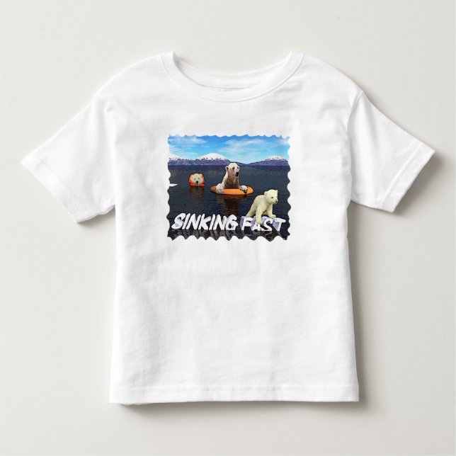 Polar Bears - sjunkande snabbt T Shirt (Framsida)