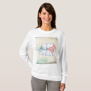 Polar Bears Women's Basic Långärmad T-Shirt