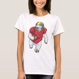 Polar björn American Football Sports T Shirt