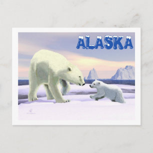Polar björn - bäst mammanäsa vykort