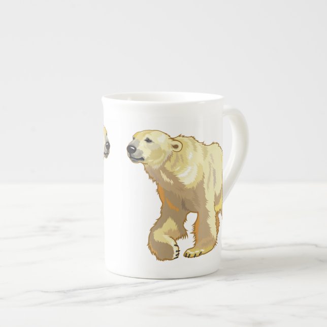 polar björn benporslin mugg (Framsida höger)
