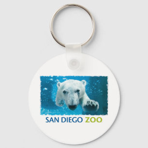 Polar björn för San Diego Zoo Nyckelring