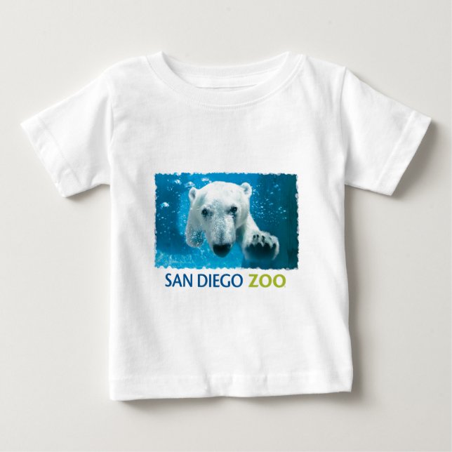 Polar björn för San Diego Zoo Tee Shirt (Framsida)