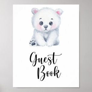 Polar björn - gäst bok poster