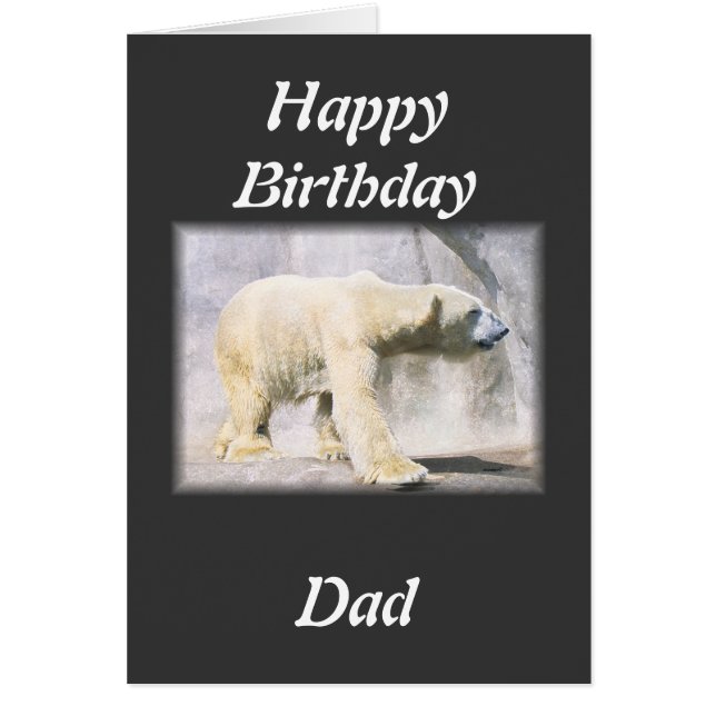 polar björn hälsningskort (Framsidan)