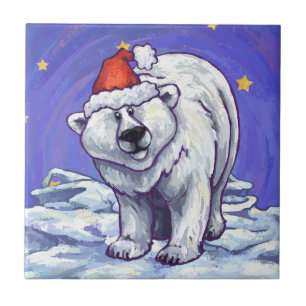 Polar Björn jul Kakelplatta