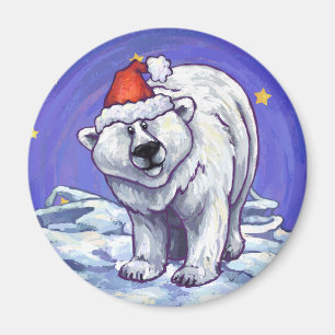 Polar Björn jul Magnet
