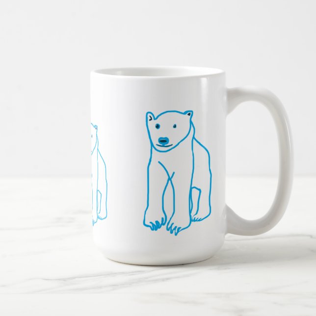 Polar björn kaffemugg (Höger)