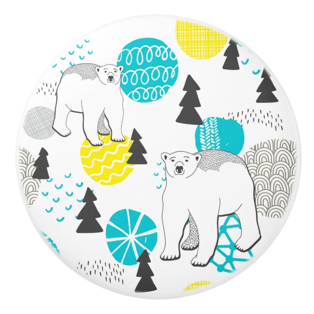 Polar björn knopp (Framsidan)