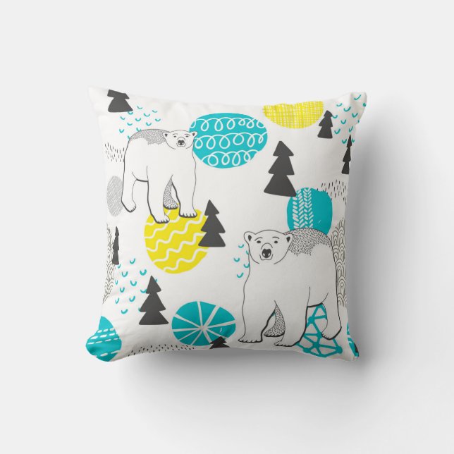 Polar björn kudde (Framsida)