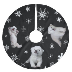 polar björn - Luna Julgransmatta Borstad Polyester