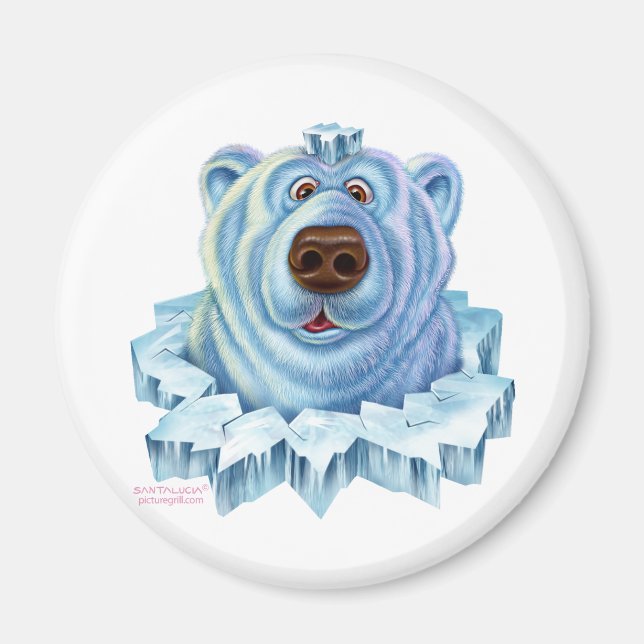 polar björn magnet (Framsidan)