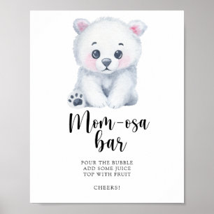 Polar björn - Mamma-osa pub Poster