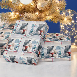 Polar Björn med rödkaffe Mugg Presentpapper
