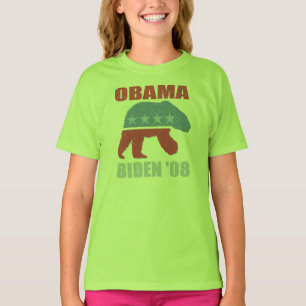 Polar björn Obama Biden 'Ringerskjorta för 08 T-shirt